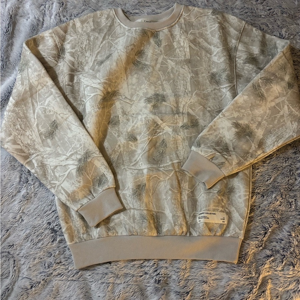 Gray Comfort Camouflage Sweater